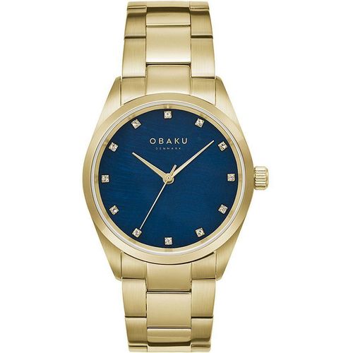 Obaku Dänemark V263LXGLSG Gold Uhr
