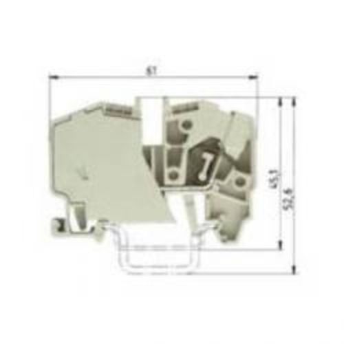 56.706.0053.0 - Wieland DURCHGANGSKLEMME WKF 6/35