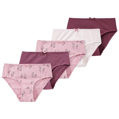 5 Mädchen Slips mit Bio-Baumwolle Image