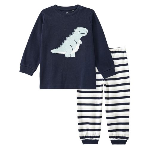 Baby Schlafanzug mit Dino-Applikation