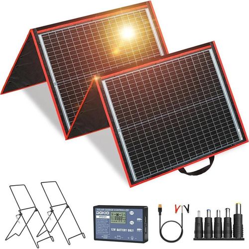 Solarpanel, tragbar und faltbar, effiziente Energieerzeugung, 160W ZJ