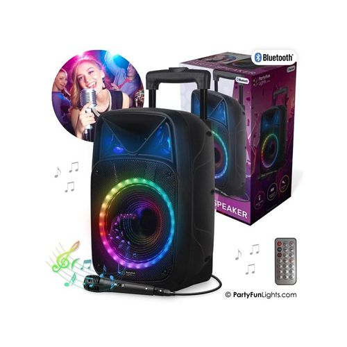 Party Funlight Karaoke party højttaler med håndtag & hjul