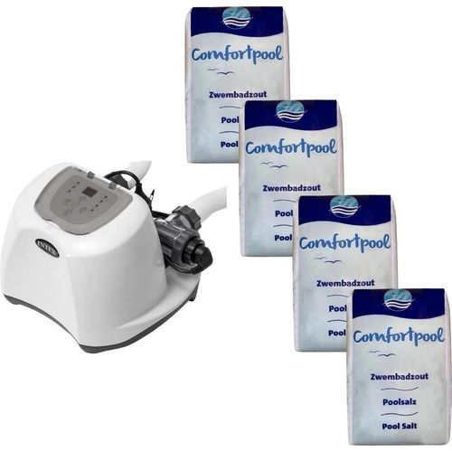 Intex - Salzwassersystem 26670GS & Poolsalz 80 kg