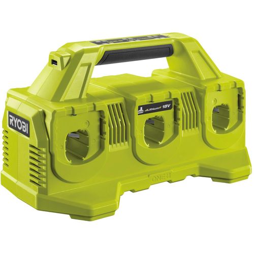 Ryobi Ladestation 18 V ONE+ Ladestation RC18640, für bis zu 6 Akkus