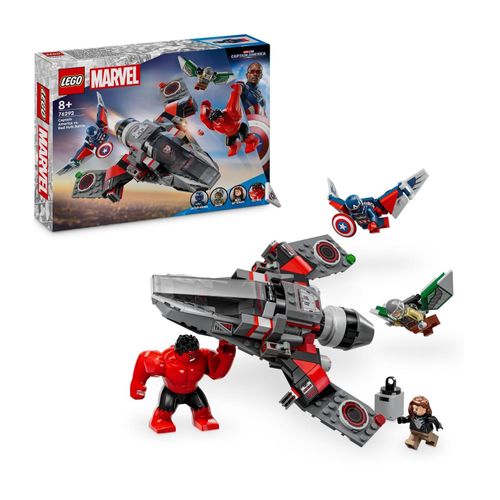 LEGO® Marvel Showdown zwischen Captain America und Red Hulk