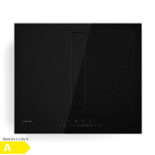 Chef-Fusion Prime Down Air System 2-in-1 Induktionskochfeld + Abzugshaube leistungsstark Schwarz