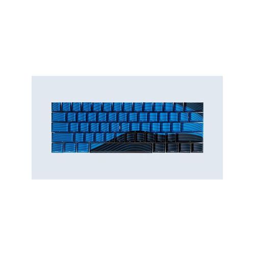 Wooting Magnetic Waves ANSI Keycaps - Ocean Blue edition - Keycaps - Englisch (US) - Blau