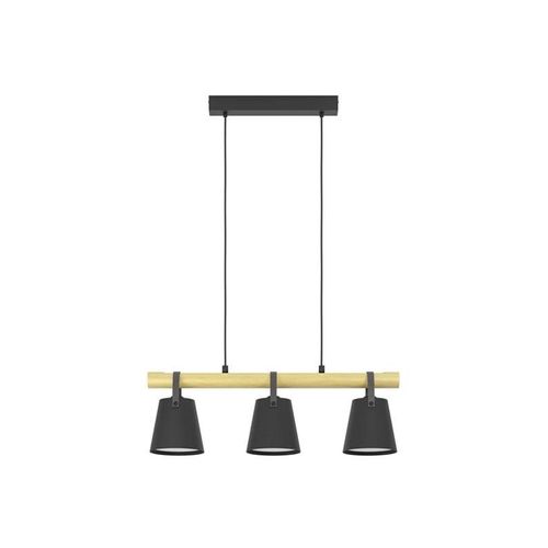 EGLO BOYLE LONG TABLE 3XE27 L780 SCHWARZ/NATUR FSC