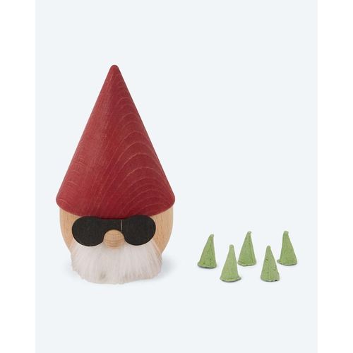 Räucherzwerg "Rocker" mit Räucherkerzen