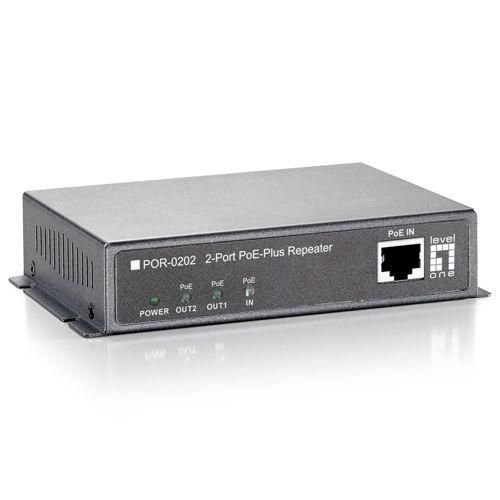 LevelOne POR-0202 2-Port PoE-Repeater