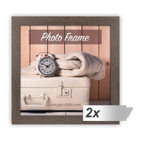 2x1 ZEP Nelson 5 braun 20x20 Holz Bilderrahmen V21205