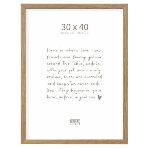 Deknudt S47CJ1 30x40 Bilderrahmen aus massiver Eiche