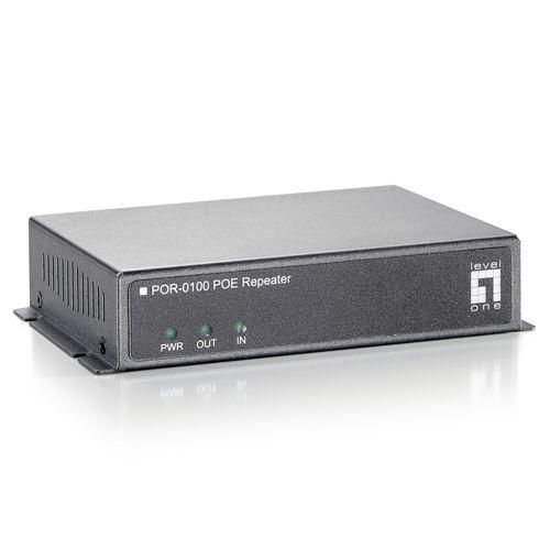 LevelOne POR-0100 PoE-Repeater, kaskadierbar