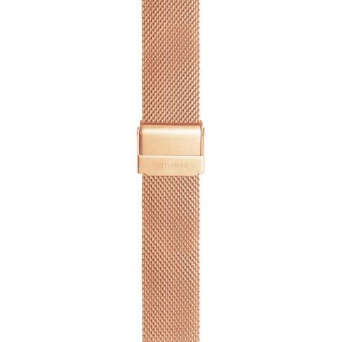 Withings Wristband rose gold Mesh loop 18mm stainless steel
