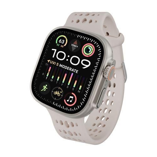 Decoded Silicone Ares O Strap for Apple Watch 44/46/49mm Clay Image