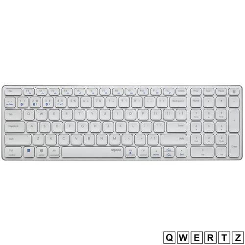 Rapoo E9700M Weiß Kabellose Multimodus Tastatur