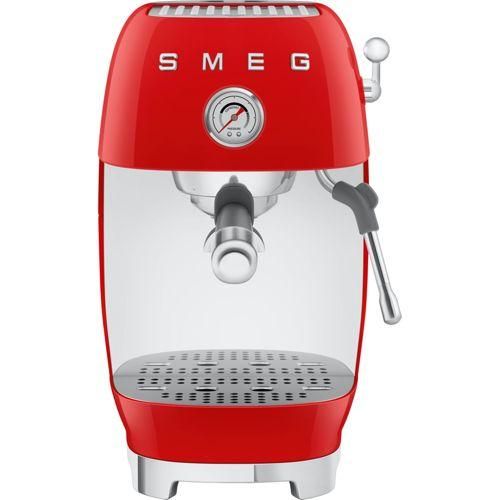 SMEG ECF03RDEU Premium Siebträgermaschine rot