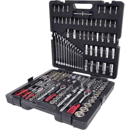 KS Tools 1/4 +3/8 +1/2 216 CHROMEplus Steckschl.-Satz