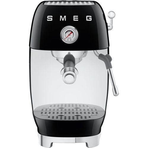 SMEG ECF03BLEU Premium Siebträgermaschine schwarz