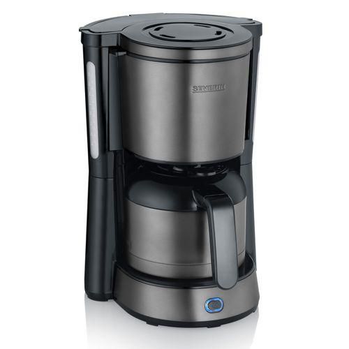 Severin KA 9343 Dark Inox mit Thermoskanne