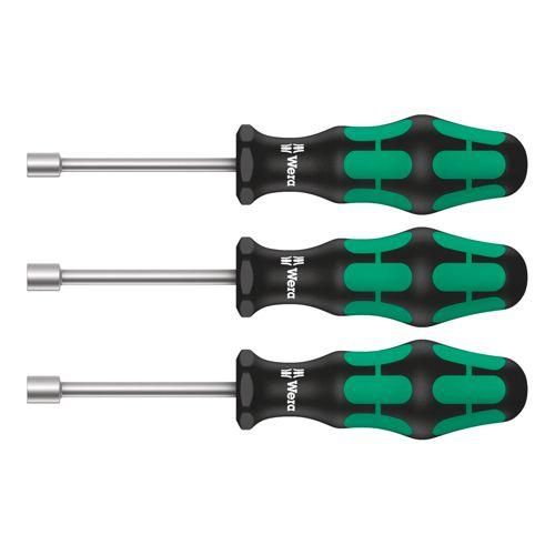 Wera 395 HO/3 Sanitär Steckschl. Schraubendrehersatz, Sanitär