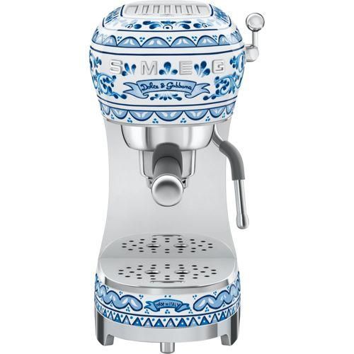 SMEG ECF02DGBEU Dolce&Gabbana Siebträgermaschine blu mediterr.