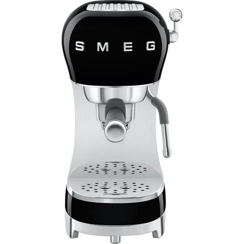 SMEG ECF02BLEU Siebträgermaschine schwarz