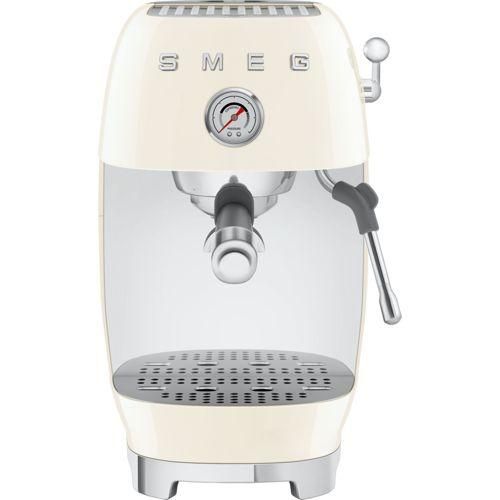 SMEG ECF03CREU Premium Siebträgermaschine creme
