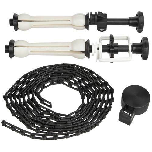 Walimex Hintergrundexpan + Kette & Gewicht schwarz