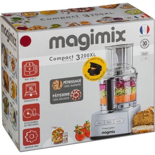 Magimix Compact C.S. 3200 XL + Zitruspresse Rouge