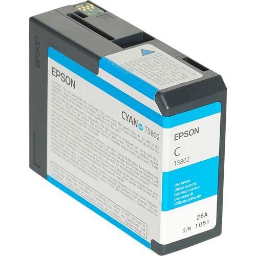 Epson Tintenpatrone cyan T 580 80 ml T 5802