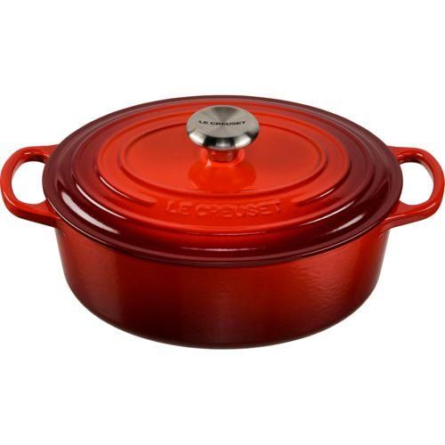 Le Creuset Signature Bräter Kirschrot Oval 33 cm