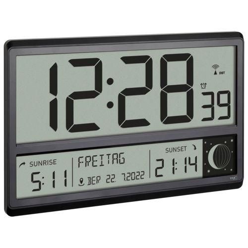 TFA 60.4524.01 schwarz Digitale XL-Funkuhr