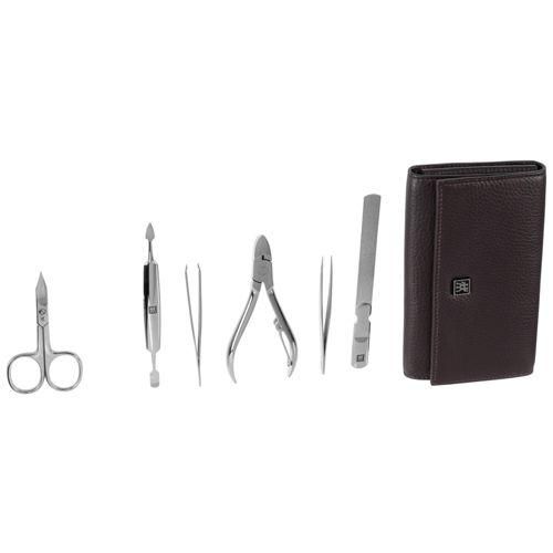 Zwilling Maniküre Pediküre Set 7tlg. mit Nagelknipser, Leder