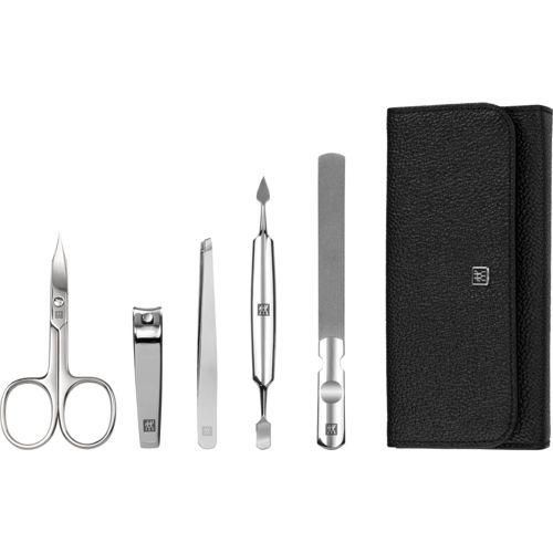 Zwilling Maniküre Pediküre Set 5tlg. mit Nagelknipser, Leder