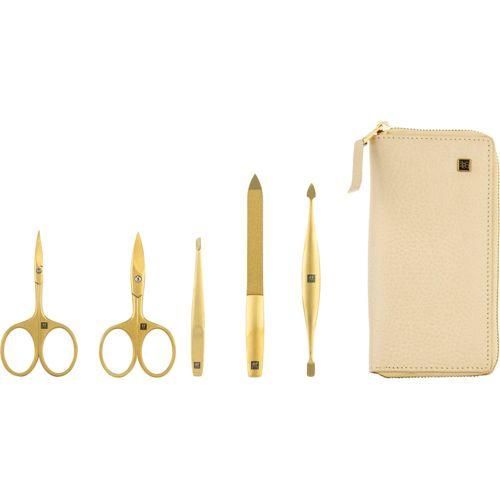 Zwilling Maniküre Pediküre Set 5tlg. mit Nagelschere, Leder