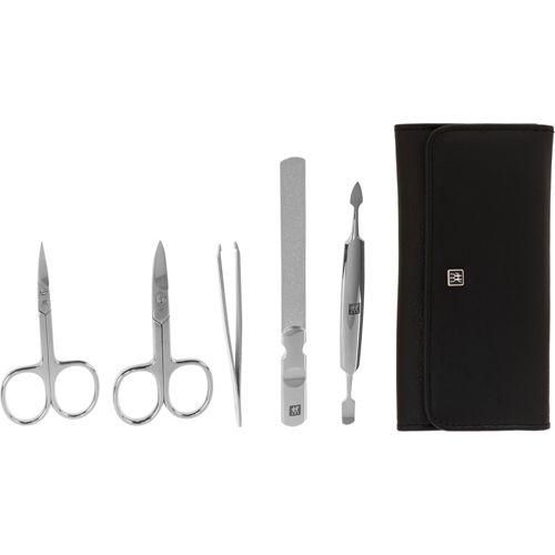 Zwilling Maniküre Pediküre Set 5tlg. mit Nagelschere, Leder