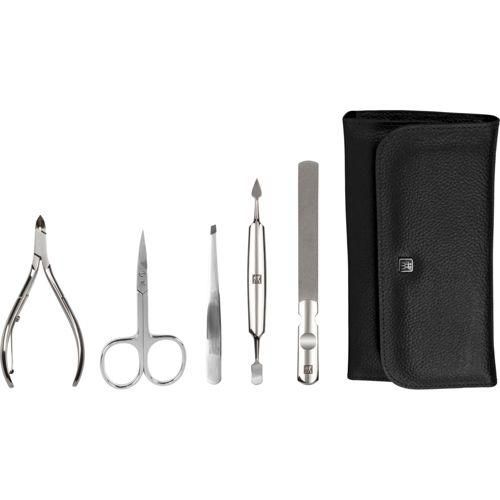 Zwilling Maniküre Pediküre Set 5tlg. mit Nagelzange, Leder