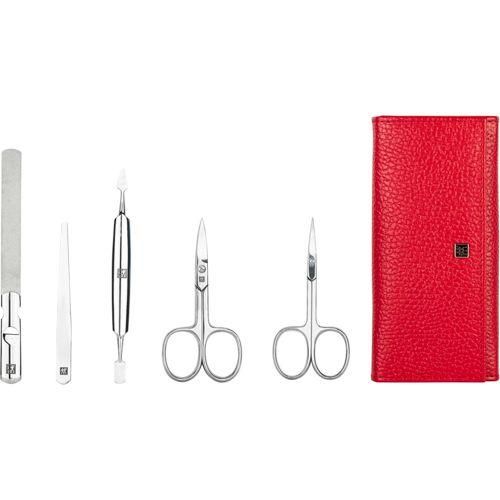 Zwilling Maniküre Pediküre Set 5tlg. mit Nagelschere, Leder