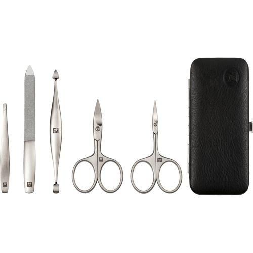 Zwilling Maniküre Pediküre Set 5tlg. mit Nagelschere, Leder