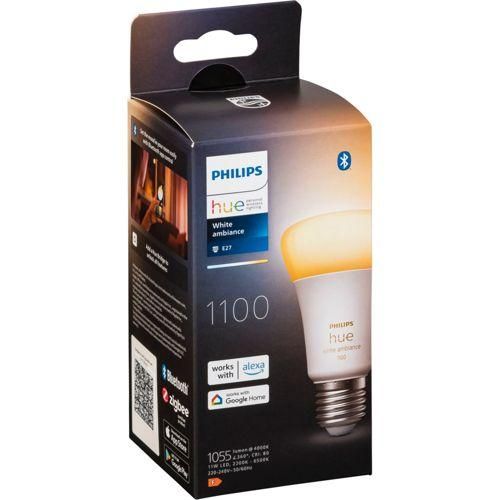 Philips Hue LED Lampe E27 11W 1100lm White Ambiance