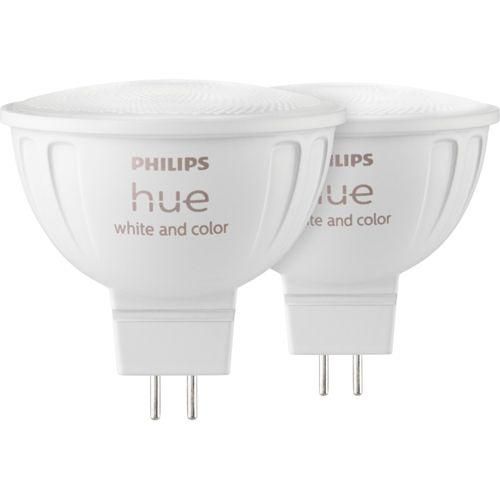 Philips Hue LED Lampe MR16 2er Set 400lm White Color Amb.