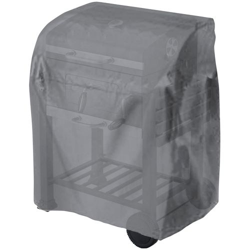 Grill-Schutzhülle TEPRO, grau, B:104,1cm H:101,6cm L:48,3cm, Polyester, Planen, BxLxH: 104x48x102 cm, für Grillwagen klein