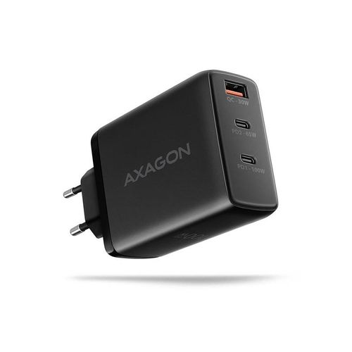 AXAGON Wall Charger 100 W PD 3.0 Quick Charge 4+ - 2 × USB-C + 1 × USB-A