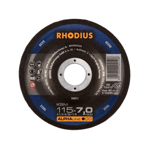RHODIUS Schruppscheibe KSM 115 x 7,0mm Stahl (200013)
