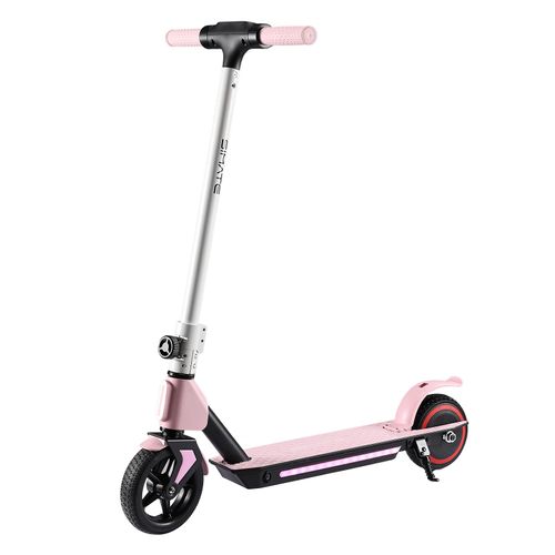 SIMATE S2 Faltbarer Kinder-Elektro-Scooter 6,5-Zoll-Rad, 14km/h, 130W, max 70kg, LCD-Display, leicht und umweltfreundlich, Rosa