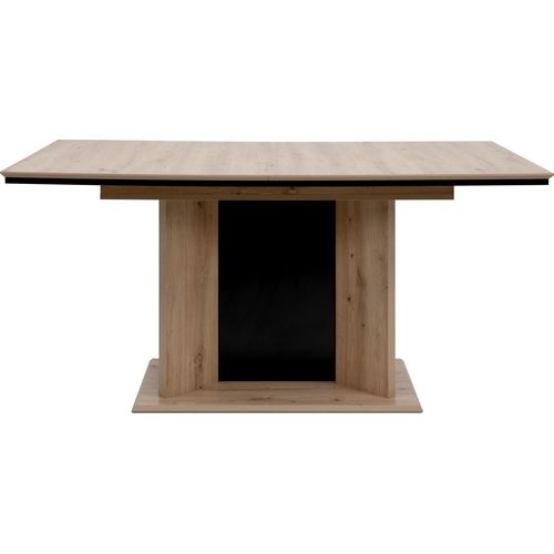 finori Novara 80A Auszugstisch, Nachbildung Artisan Oak / schwarz Maß: B x H x T ca. 160-200 x 76 x 90