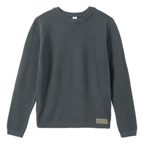 Jungen Pullover in Unifarben