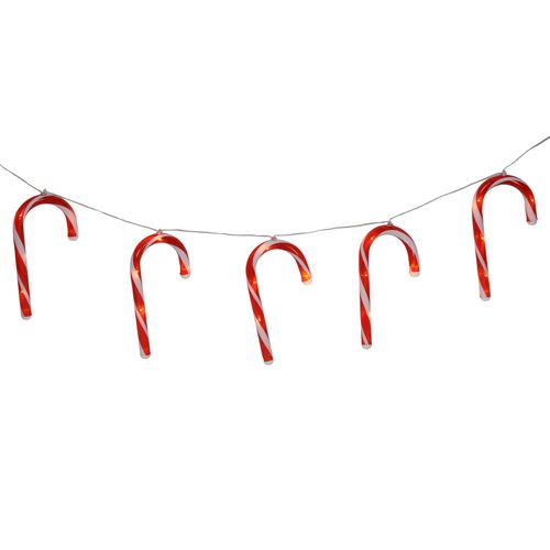 Lichterkette LED ZUCKERSTANGE