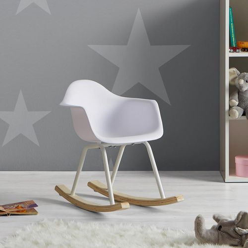 Bessagi Kids Kinderstuhl , Weiß , Holz, Metall, Kunststoff , 41.5x60x54 cm , Kinder- & Jugendzimmer, Kindermöbel, Kindersitzmöbel & -tische, Kinderstühle